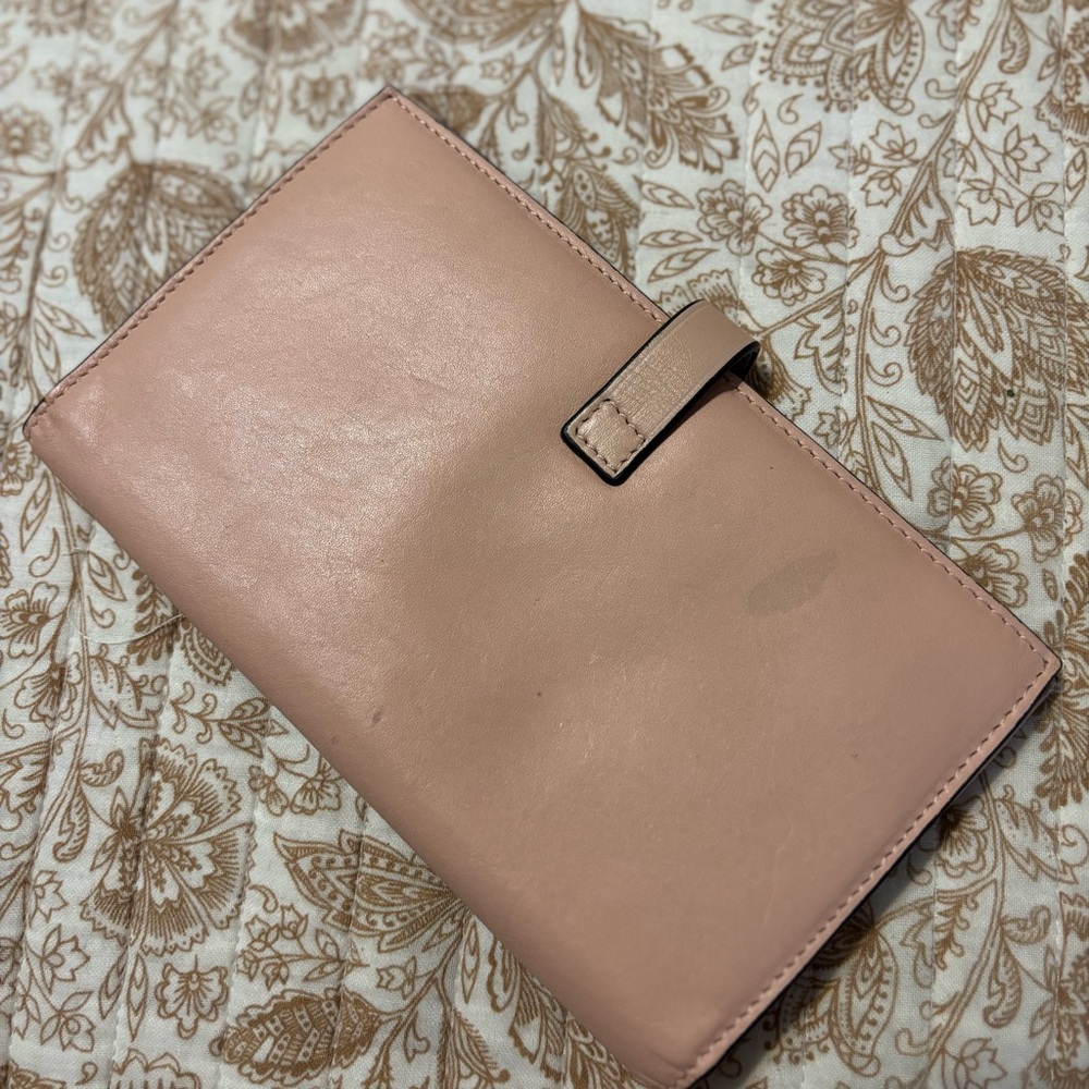 Genuine Leather Pale Pink Women's Wallet/Clutch - Picture 11 of 13